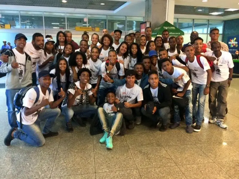 Os campeões ganharam uma vaigem para conhecerem o Centro de Treinamento do São Paulo e assistir ao jogo São Paulo x Corinthians (Foto: Divulgação)