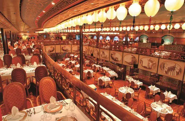 Restaurante do navio Costa Mediterranea (Foto: Divulgação)