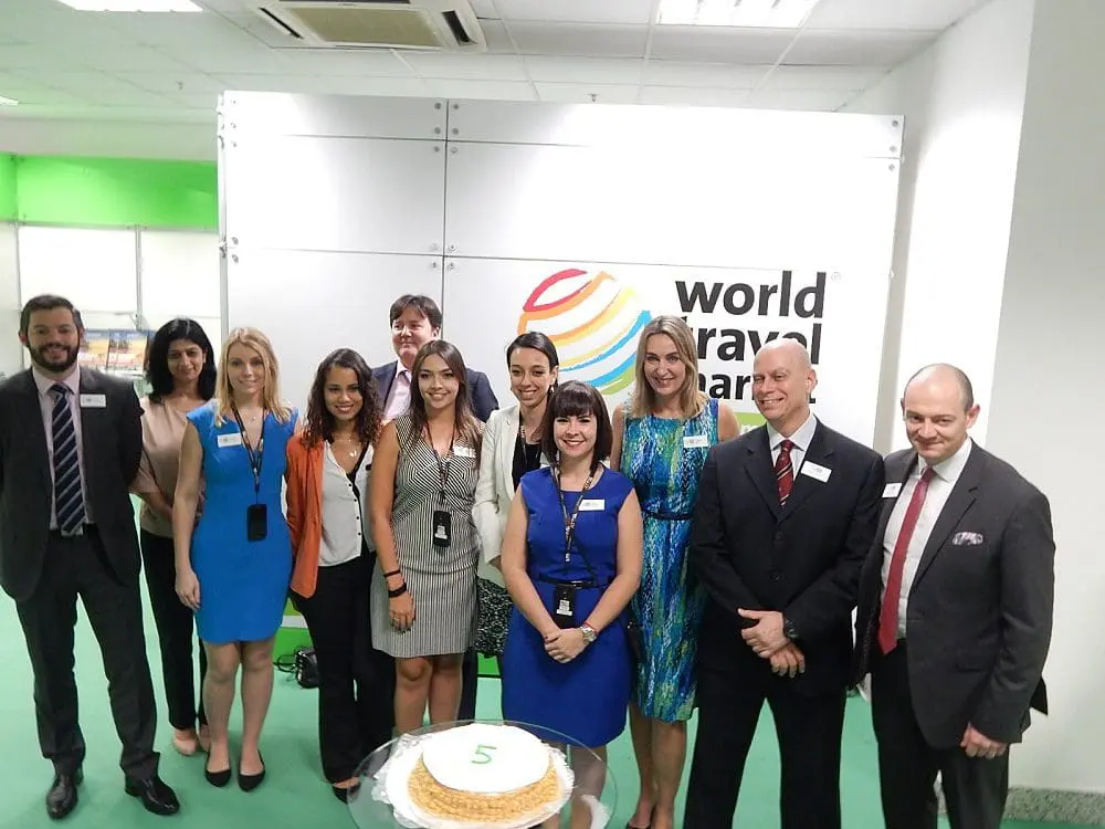 Membros da Reed cantam parabéns simbólico pelos cinco anos da WTM LA. (Foto: Marcos Oliveira)