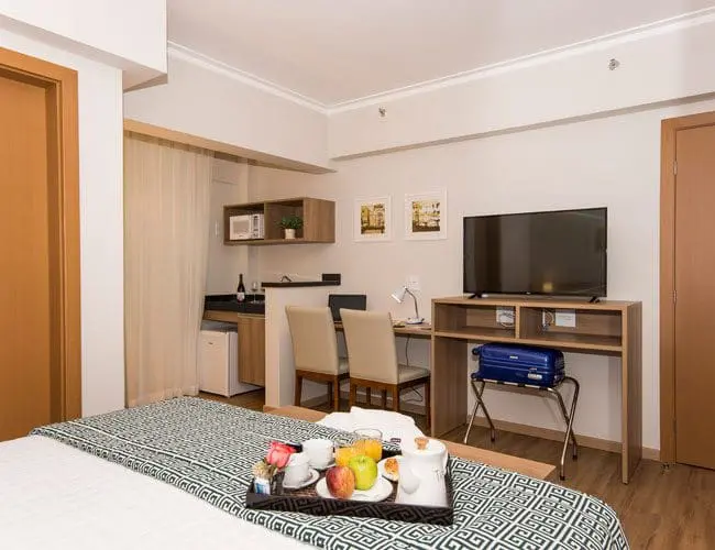 Apartamento Luxo Casal do novo empreendimento (Foto: divulgação)
