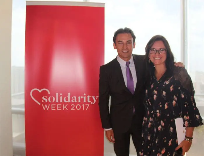 Patrick Mendes (CEO Accor Hotels América do Sul) e Antonietta VArlese (VP de Comunicação e Responsabilidade Social da AccorHotels América do Sul): responsabilidade social em âmbito empresarial