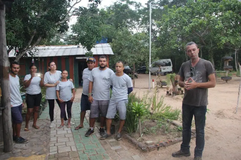 Marcelo Assub do Vereda Adventure e sua equipe de colaboradores e parceiros: tesouro nas mãos