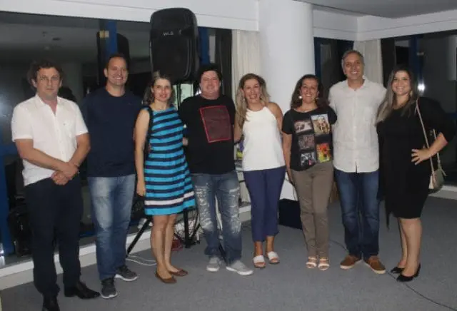 Parte dos representantes da nova diretoria