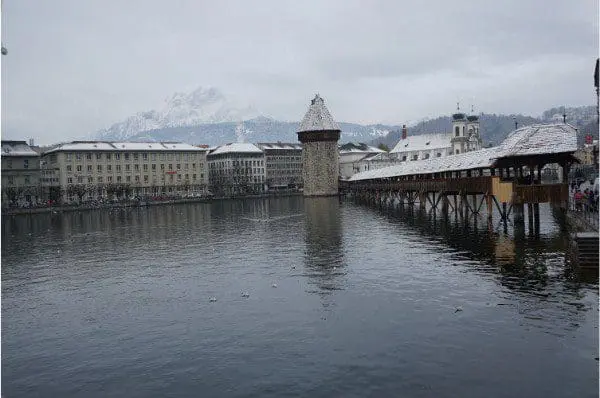 Ponte da Capela – Cartão postal de Lucerna – Suíça - ©oqvpm ®