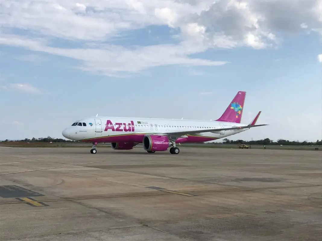 foto divulgação A320neo rosa