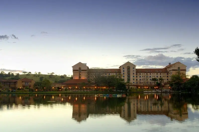 Vista do lago - Grande Hotel e Termas de Araxá