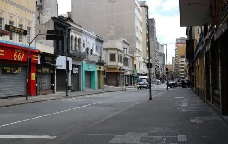 comercio vazio de SP