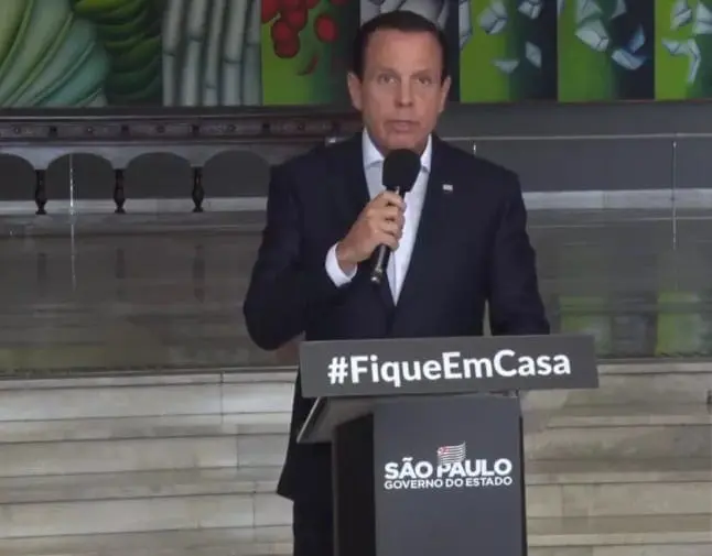 Joao Doria reprodução 2020
