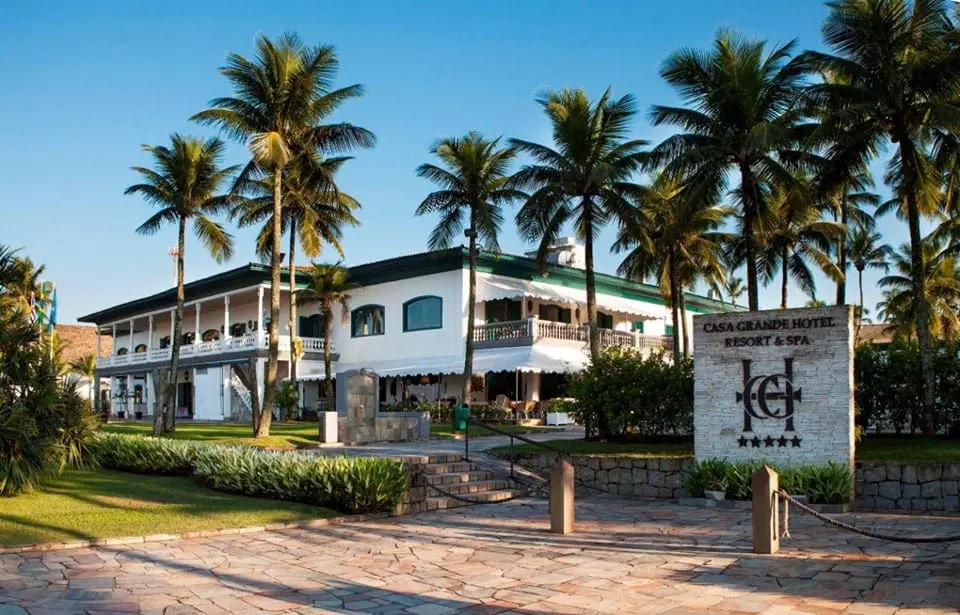 Fachada do Casa Grande Hotel (Foto: Divulgação)