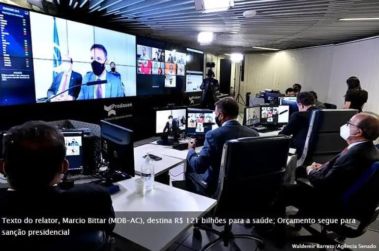 Aprovação orçamento Senado 3 2021