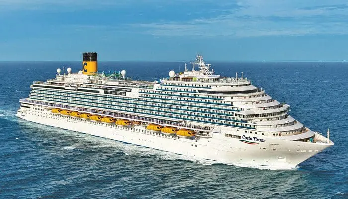 costa_firenze_navio_cruzeiro_maritimo_divulgacao Navio de cruzeiros marítimos Costa Firenze, da Costa Cruzeiros (foto: divulgação)