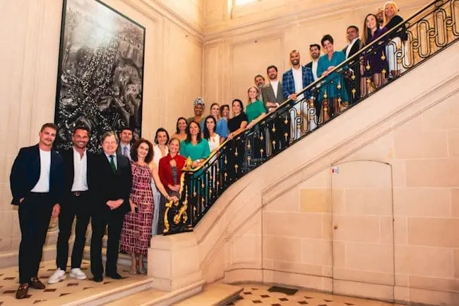 Participantes do roadshow BLTA em Paris (crédito: divulgação)