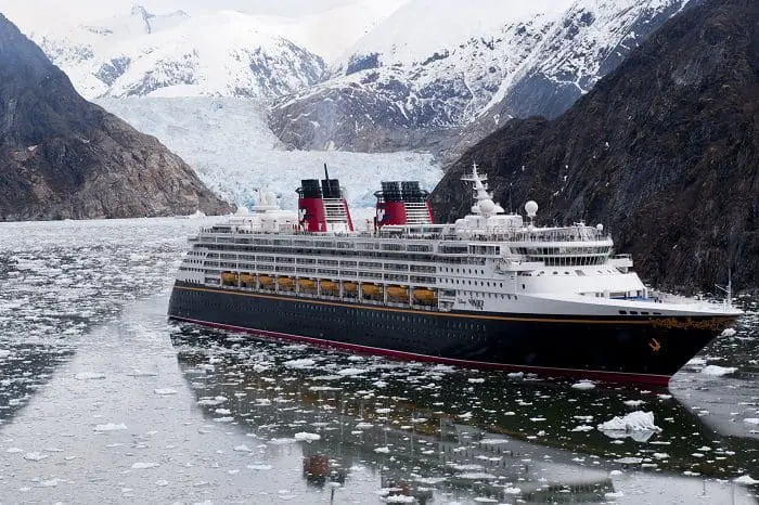 Disney Wonder, da Disney Cruise Line, passará pelo Alasca.