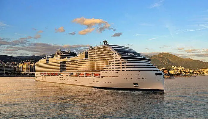 msc_world_europa_navio_de_cruzeiros_maritimos_divulgacao O MSC World Europa, navio de cruzeiros marítimos que deverá entrar em operação no final do segundo semestre de 2022 (imagem: divulgação)