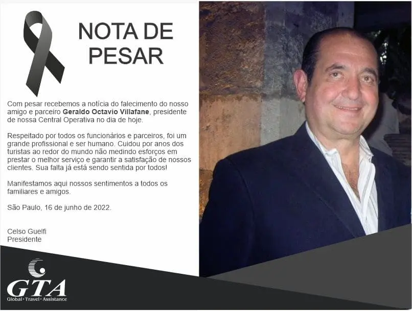 nota de pesar