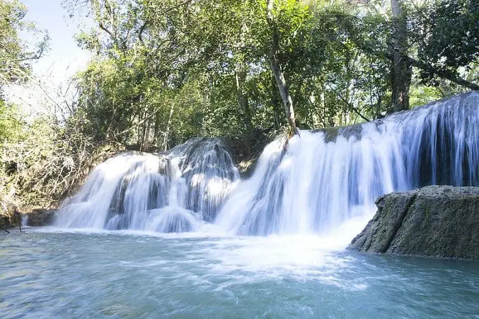 Cachoeiras Rio da Prata, de dia, em Bonito-MS.