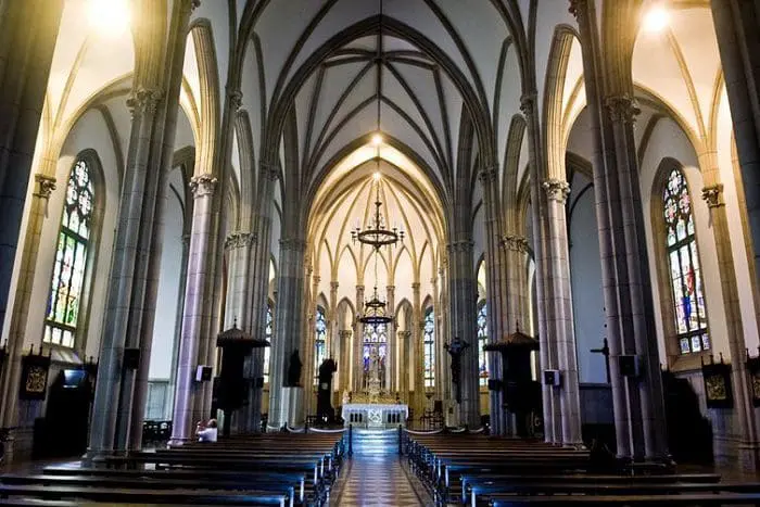 Interior da Catedral de São Pedro de Alcântara, em Petrópolis, no Rio de Janeiro.