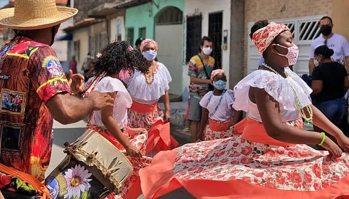 Tambor de Crioula, em São Luís - MA. (Foto: SETUR São Luís).