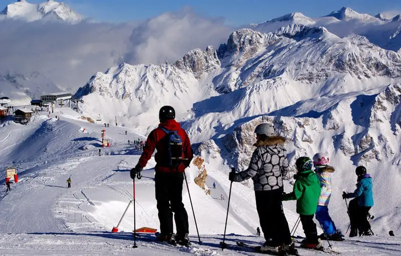 Courchevel nos alpes franceses