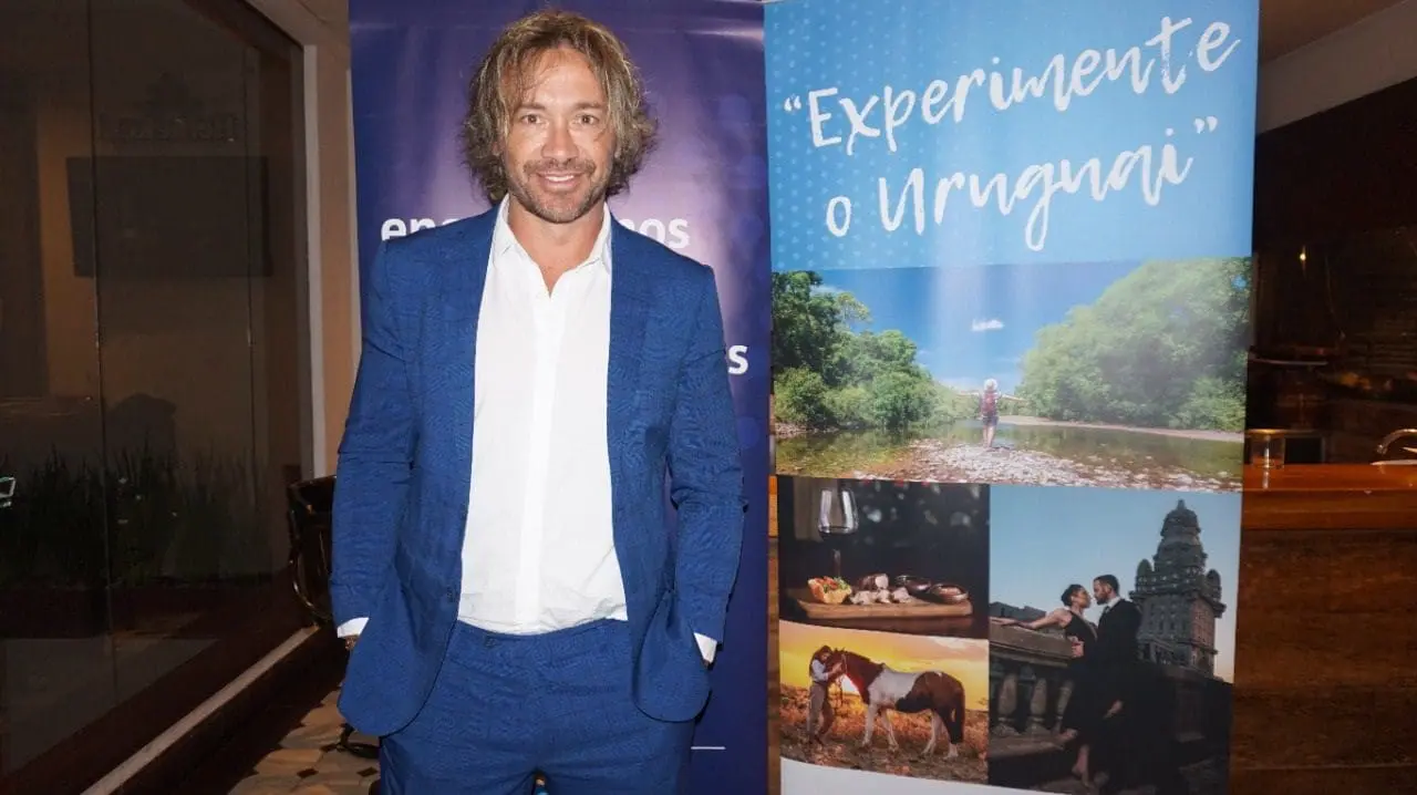 Foto de Diego Lugano, ex-jogador da Seleção do Uruguai e do São Paulo.