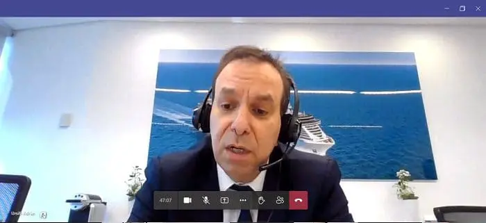 Foto de Adrian Ursili, diretor-geral da MSC Cruzeiros no Brasil, fala sobre as ofertas para a compra de cabines no MSC Preziosa na temporada 2022/2023.