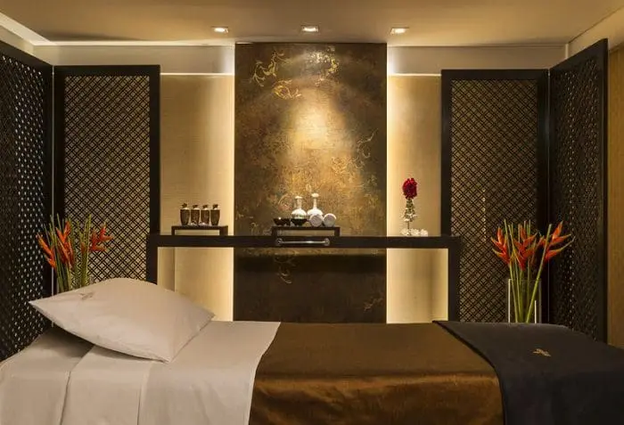 Sala de massagem do AnantaraSPA São Paulo.