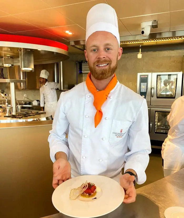 Fernando Becker, Chef do Castelo Saint Andrews, em Gramado-RS. O Chef faz uma especialização culinária na Suíça.