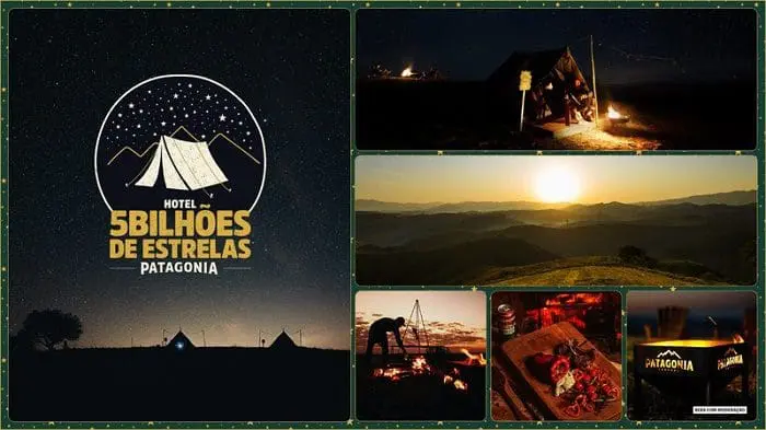 hotel_5_bilhoes_de_estrelas_da_cerveza_patagonia Imagem do Hotel 5 bilhões de estrelas, da Cerveza Patagonia.