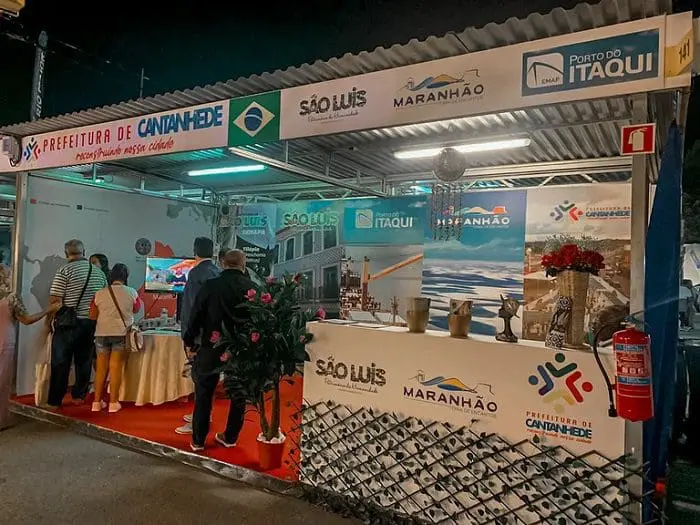 Stand da Setur São Luís na Expofacic, em Cantanhede, Portugal.