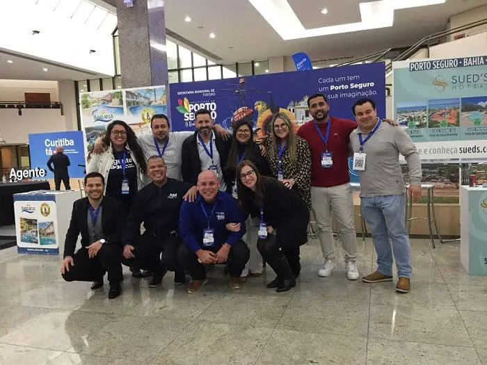Porto Seguro (BA) foi divulgado no evento Agente TÁ ON Curitiba, da Azul e Azul Viagens.
