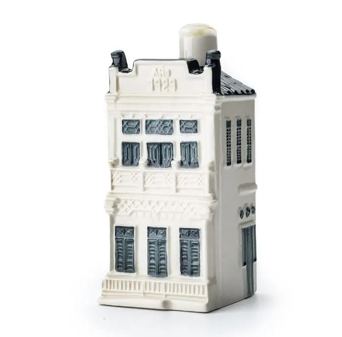 A miniatura da KLM inspirada na Casa Ecury, em Aruba.