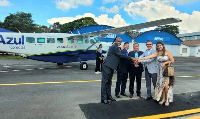 Voo inaugural do Vale da Fé.