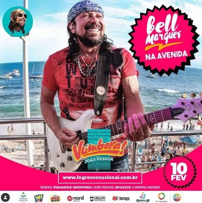 bell_marques_bloco_vumbora_carnaval_em_joao_pessoa_pb Bell Marques liderará o Bloco Vumbora, que faz parte do Carnaval em João Pessoa