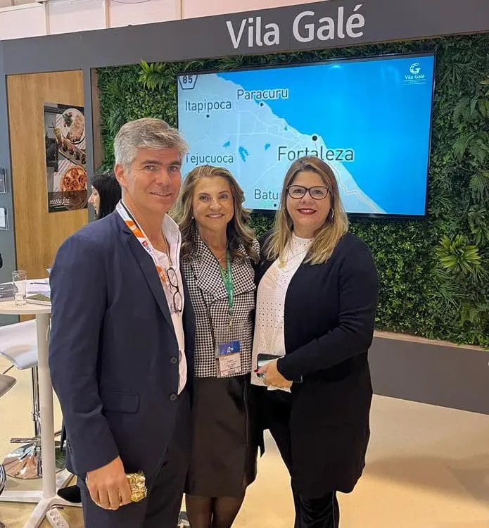 Marta Rossi, CEO do Festuris, faz prospecções na BLT - Bolsa Internacional de Turismo, em Portugal.
