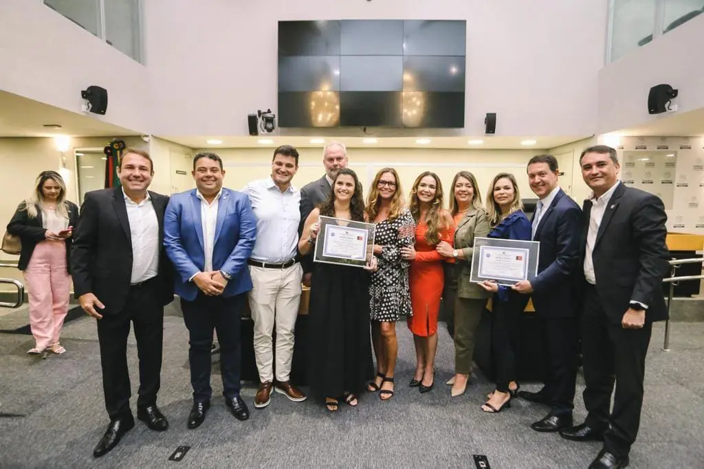 Entrega do Título de Cidadão Paraibano a executivos da Azul Viagens (Foto: Divulgação)