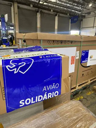 Donativos destinados ao povo Yanomami (Foto: Divulgação)