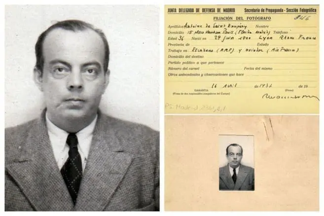 P principe fotografo Antoine de Saint-Exupéry