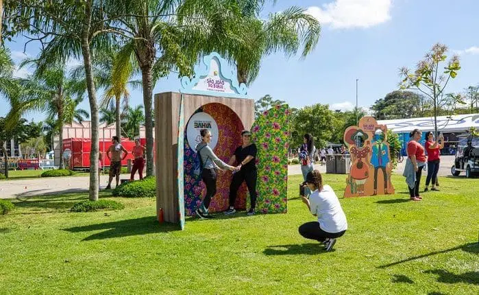 São João da Bahia teve espaços instagramáveis