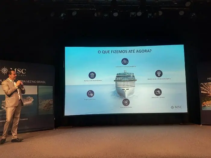 Campanha de sustentabilidade da MSC