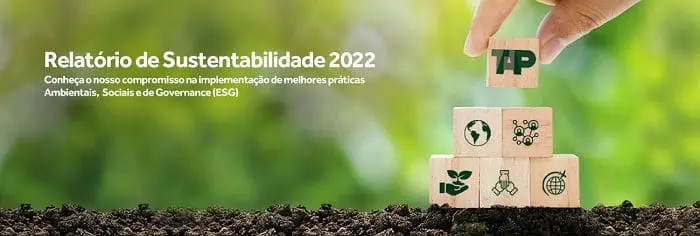 TAP divulga Relatório de Sustentabilidade de 2022