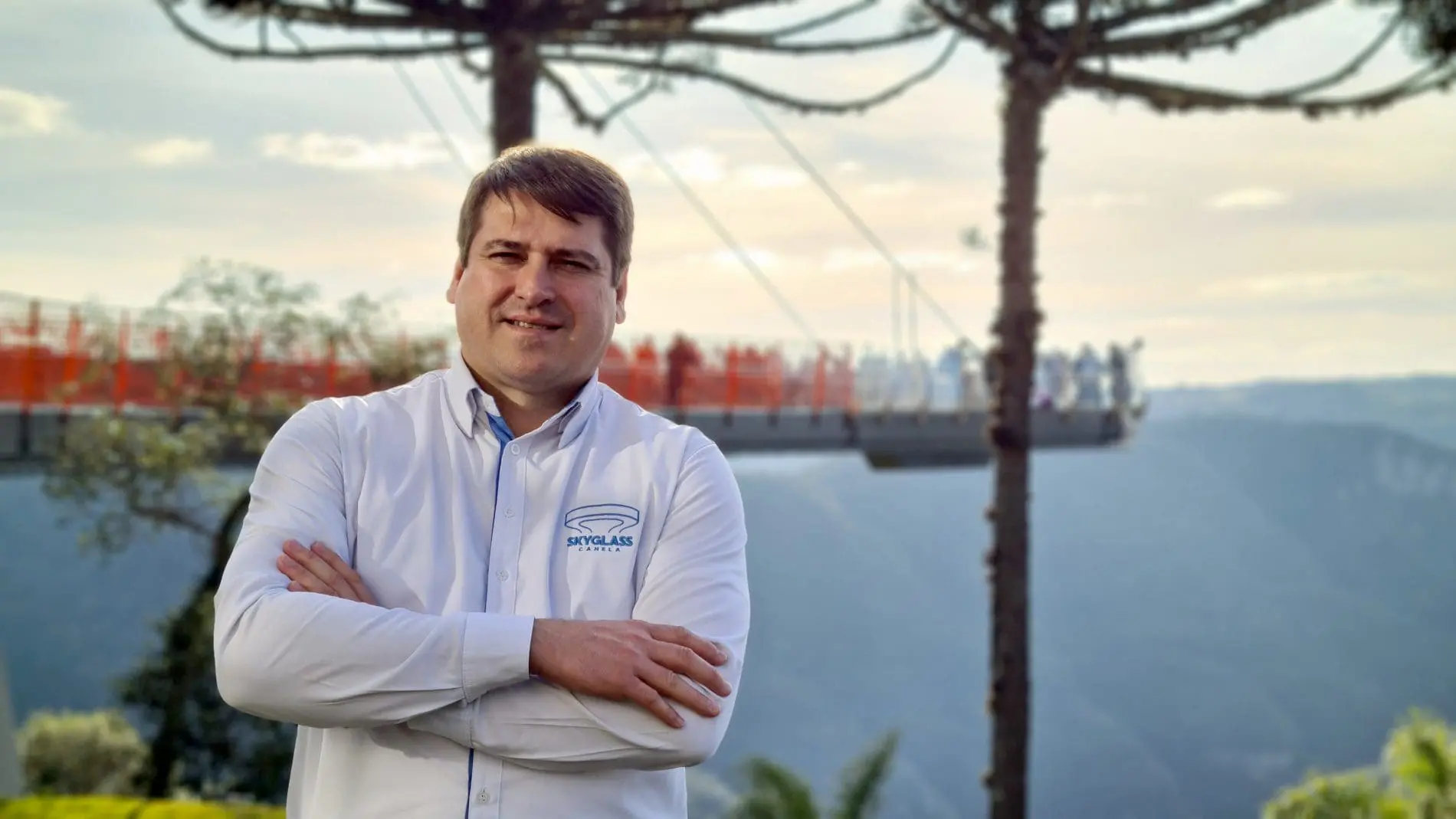 Alex Bonareti, diretor geral do Skyglass Canela (Foto Halder Ramos)