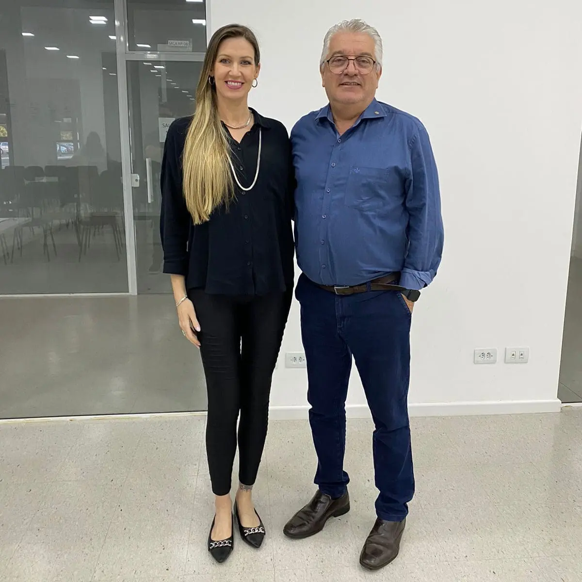 Paulo Angeli e Aline Henz