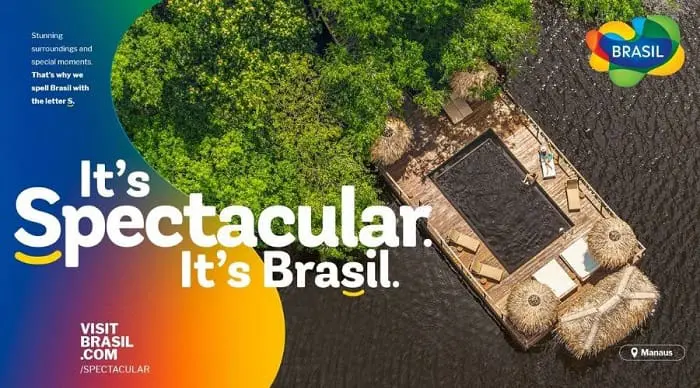 Embratur assume Brasil com S em campanha nos EUA