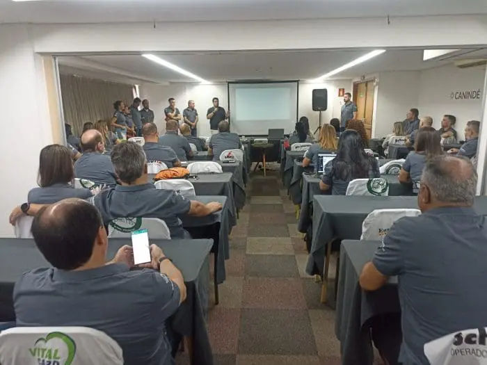 Os líderes participaram de várias atividades durante o encontro