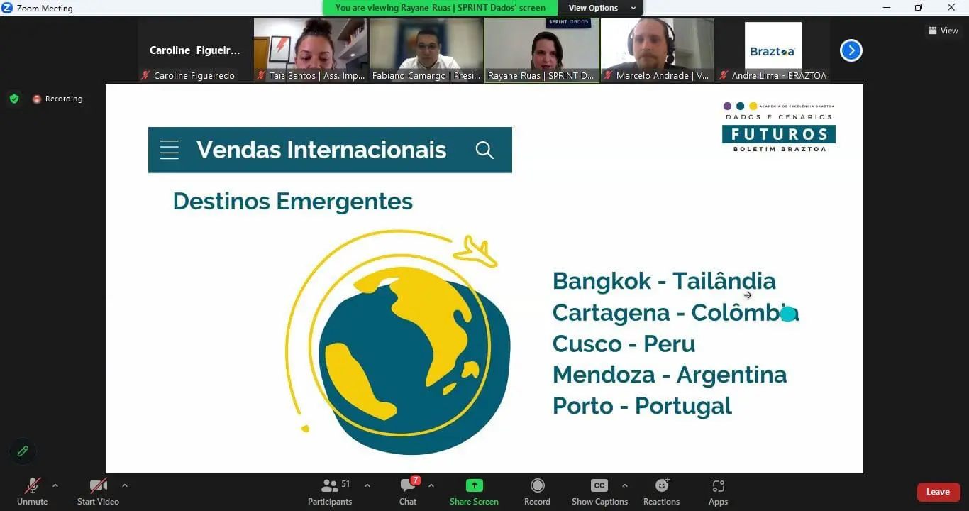 BRAZTOA apresenta boletim: Destinos emergentes internacionais