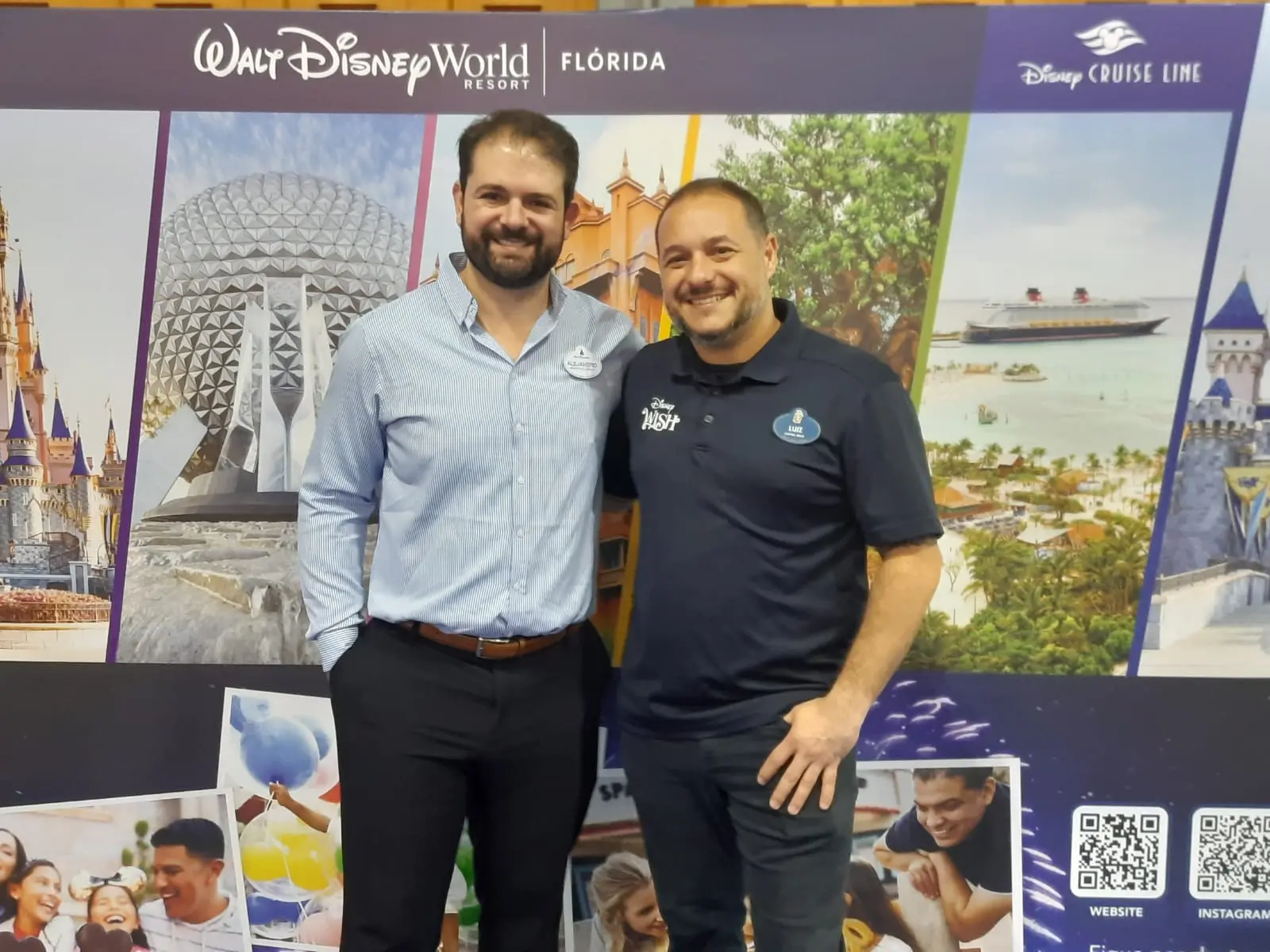 Alejandre Flores, head de Trade Marketing & Sales; o Luiz Araújo, gerente sênior de vendas para o Brasil