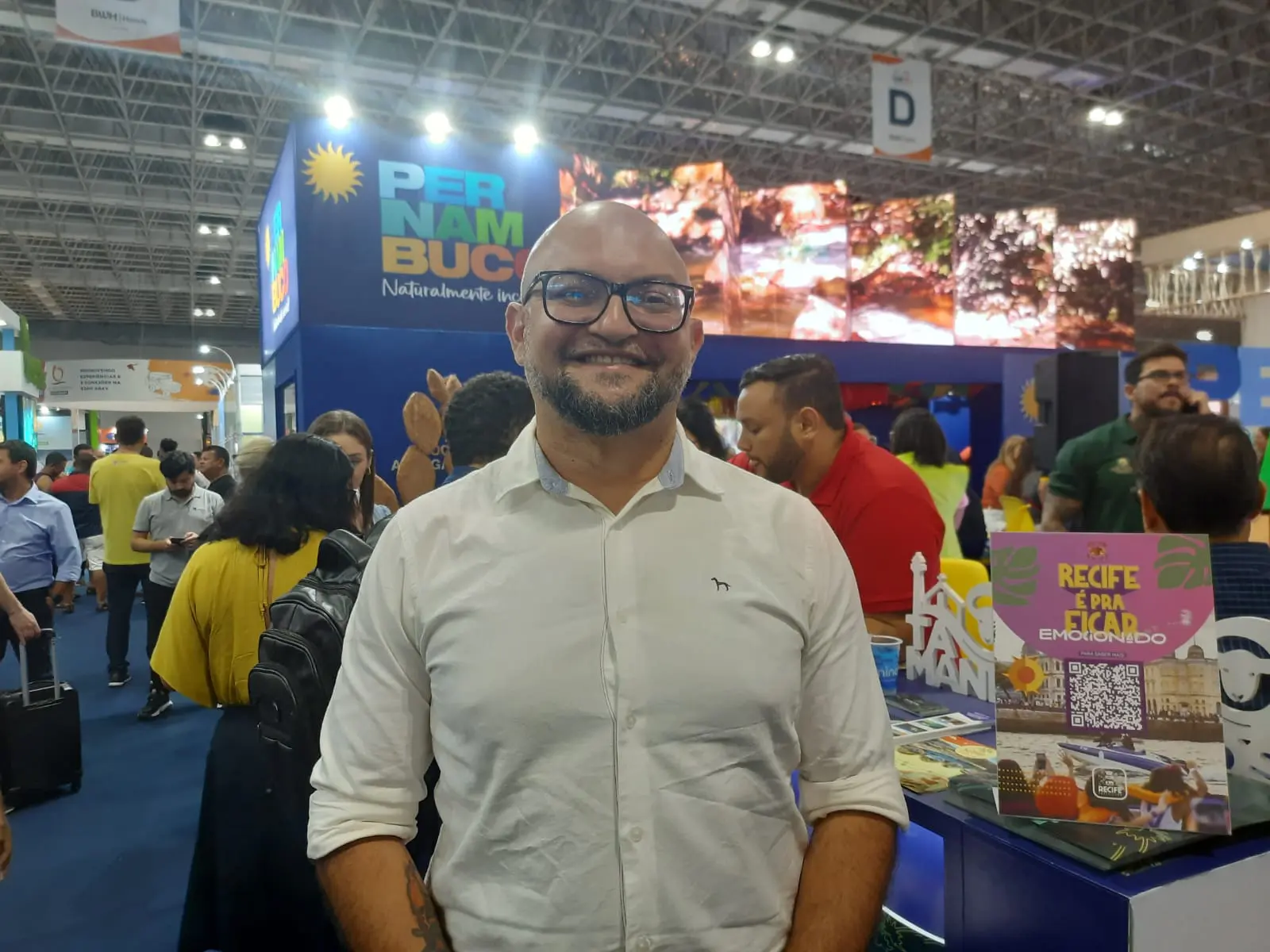 Bráulio Moura, gerente de inovação em roteiros turísticos de Recife