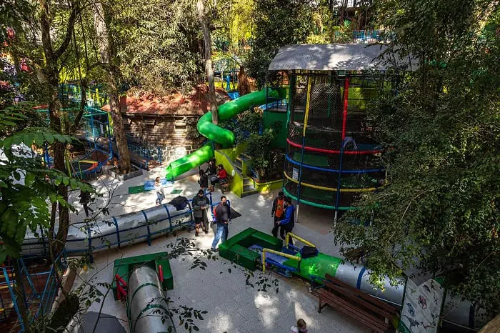 O Parque MikeWood é uma das opções de Curitiba para crianças