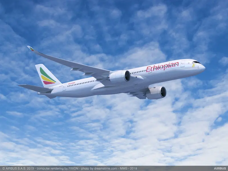 Avião da Ethiopian Airlines Foto Divulgação