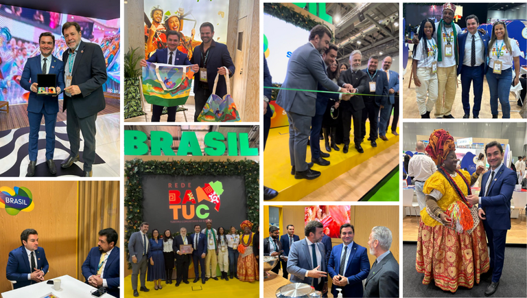 Celso Sabino inaugura estande do Brasil na WTM Londres